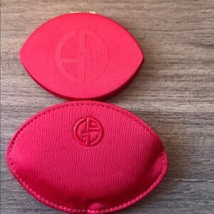 Giorgio Armani Bold Red Glasses Case